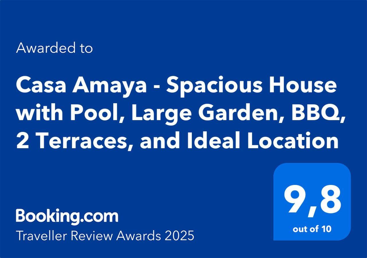 Casa Amaya - Spacious House With Pool, Large Garden, Bbq, 2 Terraces, And Ideal Location El Charco  ภายนอก รูปภาพ